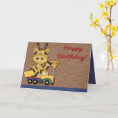 De Kaart van de Verjaardag van de Jongen van de (Gele Bloem)