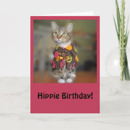 De Kaart van de Verjaardag van de Kat van de