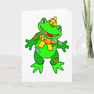 De Kaart van de Verjaardag van de Kikker van de