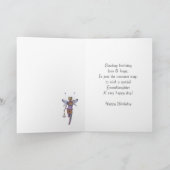 De Kaart van de Verjaardag van de kleindochter met (Binnen)