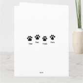 De Kaart van de Verjaardag van de Kleindochter van (Achterkant)