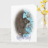 De Kaart van de Verjaardag van de koala (Gele Bloem)