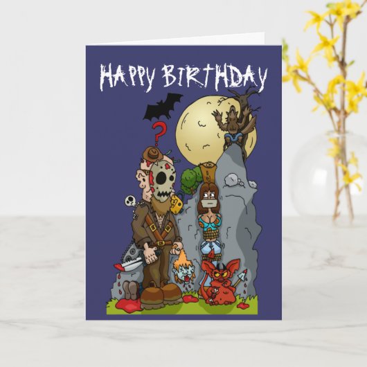 De Kaart van de Verjaardag van de Muurschildering (Gele Bloem)