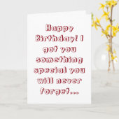 De Kaart van de Verjaardag van de Nachtmerrie van (Gele Bloem)