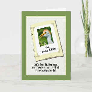 De Kaart van de Verjaardag van de neef met de