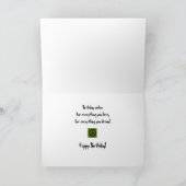 De Kaart van de Verjaardag van de nicht (Binnen)