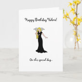 De Kaart van de Verjaardag van de nicht (Gele Bloem)