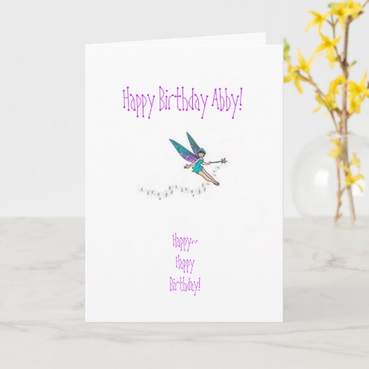 De Kaart van de Verjaardag van de nicht (Gele Bloem)