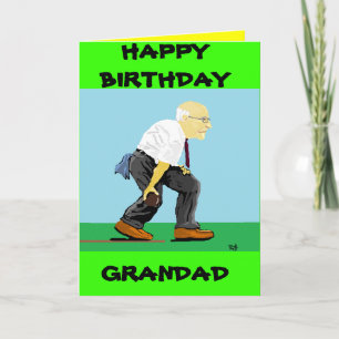 DE KAART VAN DE VERJAARDAG VAN DE OPA