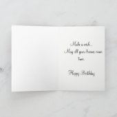 De kaart van de Verjaardag van de paardebloem (Binnen)