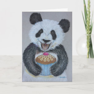 De Kaart van de Verjaardag van de Panda van