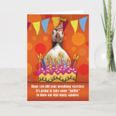 De Kaart van de Verjaardag van de Papegaaiduiker (Voorkant)