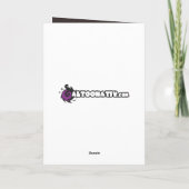 De Kaart van de Verjaardag van de Partij 2011 van (Achterkant)