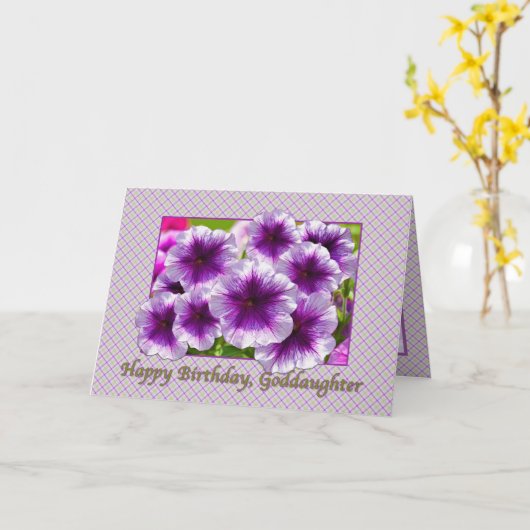 De Kaart van de Verjaardag van de peetdochter met (Gele Bloem)