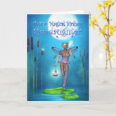 De Kaart van de Verjaardag van de peetdochter met (Gele Bloem)