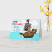 De Kaart van de Verjaardag van de piraat (Gele Bloem)