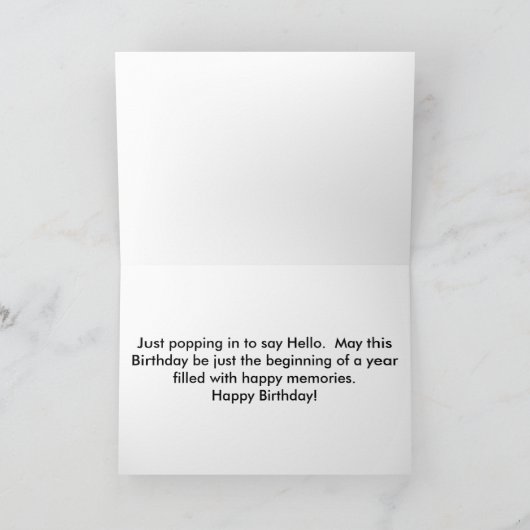 De Kaart van de Verjaardag van de prairiehond (Binnen)