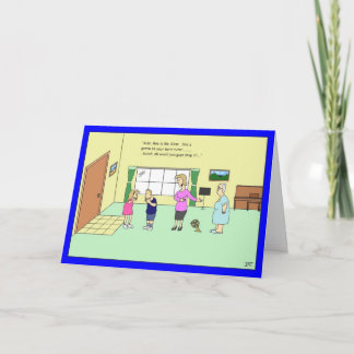 De Kaart van de Verjaardag van de Privé-leraar van