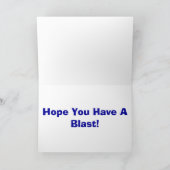 De Kaart van de Verjaardag van de raket (Binnen)