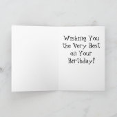 De Kaart van de Verjaardag van de robot (Binnen)