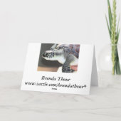 De Kaart van de Verjaardag van de Schildpad van (Achterkant)