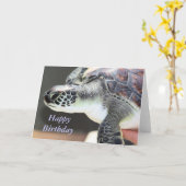 De Kaart van de Verjaardag van de Schildpad van (Gele Bloem)