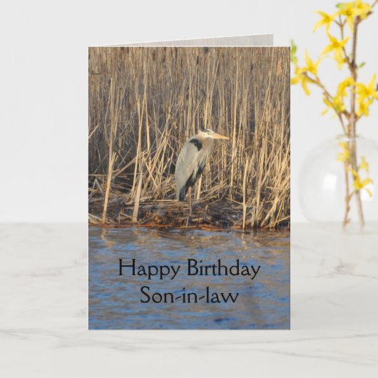 De Kaart van de Verjaardag van de schoonzoon (Gele Bloem)
