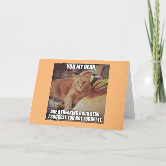 De Kaart van de Verjaardag van de Ster van de Rots (Voorkant)