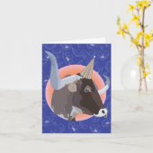 De Kaart van de Verjaardag van de stier (Gele Bloem)