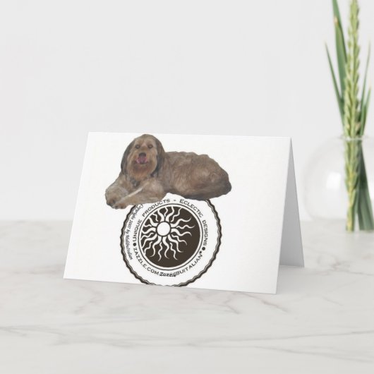 De Kaart van de Verjaardag van de struisvogel (Achterkant)