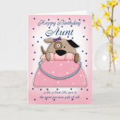 De Kaart van de Verjaardag van de tante - het (Gele Bloem)