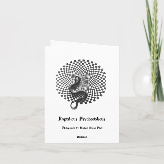 De Kaart van de Verjaardag van de tarantula (Achterkant)