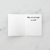 De Kaart van de Verjaardag van de tarantula (Binnen)