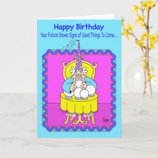 De Kaart van de Verjaardag van de TELLER van het (Gele Bloem)