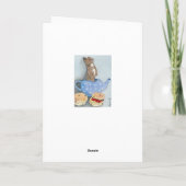 De Kaart van de Verjaardag van de Thee van de (Achterkant)