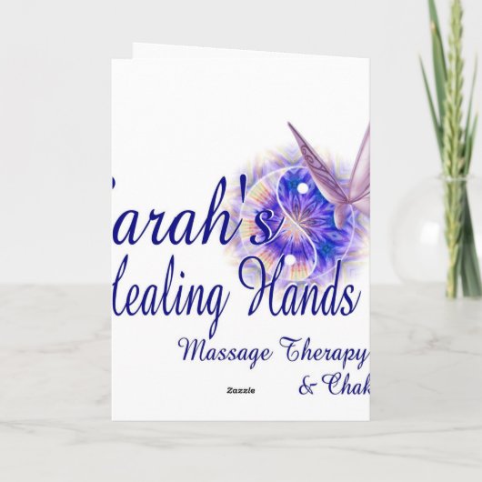 De Kaart van de Verjaardag van de Therapie van de (Achterkant)