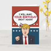 De Kaart van de Verjaardag van de troef - ik zal (Gele Bloem)