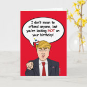 De Kaart van de Verjaardag van de troef - u kijkt (Gele Bloem)