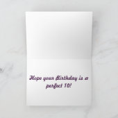 De Kaart van de Verjaardag van de turner (Binnen)