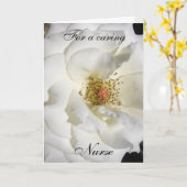 De KAART van de VERJAARDAG van de verpleegster (Gele Bloem)