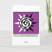 De Kaart van de Verjaardag van de Vissen van de (Achterkant)