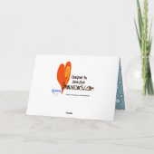 De Kaart van de Verjaardag van de Vissen van de (Achterkant)