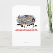 De Kaart van de Verjaardag van de Vogel van de (Achterkant)