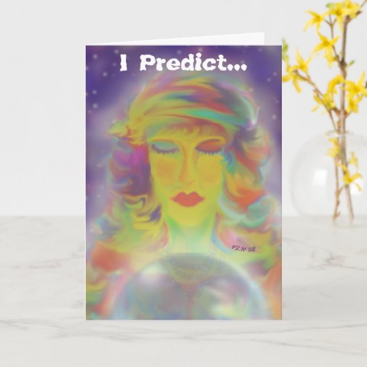 De Kaart van de Verjaardag van de Voorspelling van (Gele Bloem)