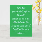 DE KAART VAN DE VERJAARDAG VAN DE VRIEND (Gele Bloem)