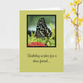 De Kaart van de Verjaardag van de Vriend van de (Gele Bloem)