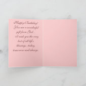 De Kaart van de Verjaardag van de vrouw (Binnen)