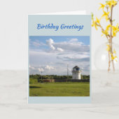 De Kaart van de Verjaardag van de Vuurtoren van (Gele Bloem)
