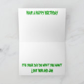 De Kaart van de Verjaardag van de waterval (Binnen)