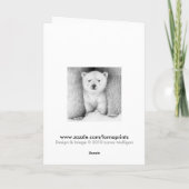 De Kaart van de Verjaardag van de Welp van de (Achterkant)